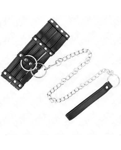 KINK - COLLIER AVEC CEINTURE 65 CM SUB STYLE AJUSTABLE 35-51 CM X 7 CM KINK - COLLIER AVEC CEINTURE 65 CM SUB STYLE AJUSTABLE 35-51 CM X 7 CM