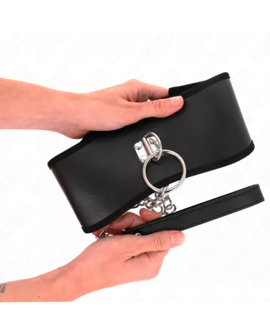 KINK - COLLIER 65 CM AVEC LARGE BRACELET RÉGLABLE 40-55 CM X 10 CM KINK - COLLIER 65 CM AVEC LARGE BRACELET RÉGLABLE 40-55 CM X 10 CM