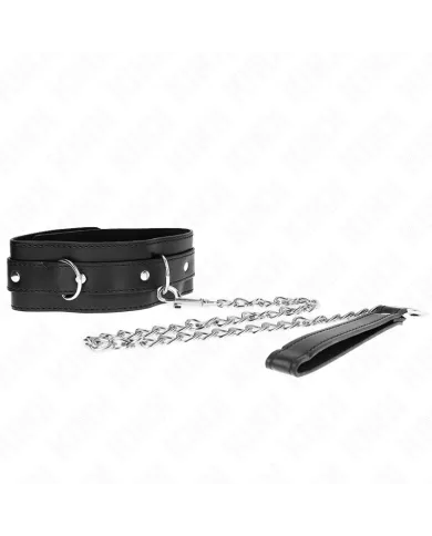 KINK - COLLIER AVEC CEINTURE 65 CM AVEC SANGLE NOIR 54 X 4,5 CM KINK - COLLIER AVEC CEINTURE 65 CM AVEC SANGLE NOIR 54 X 4,5 CM