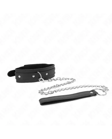 KINK - COLLIER AVEC LAISSE 65 CM 1 ANNEAU RÉGLABLE 38-49 CM X 5 CM KINK - COLLIER AVEC LAISSE 65 CM 1 ANNEAU RÉGLABLE 38-49 CM X 5 CM