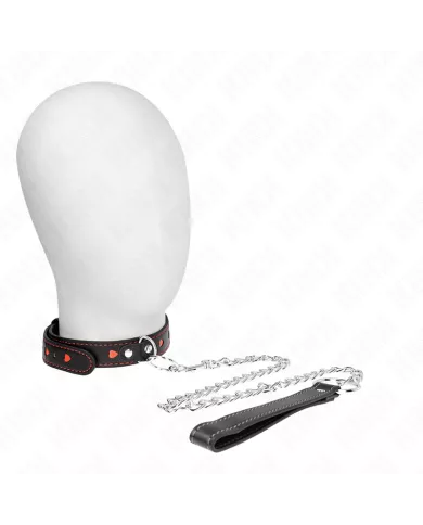 KINK - COLLIER AVEC BRACELET 65 CM DÉTAILS COEUR 52,5 X 2,5 CM KINK - COLLIER AVEC BRACELET 65 CM DÉTAILS COEUR 52,5 X 2,5 CM