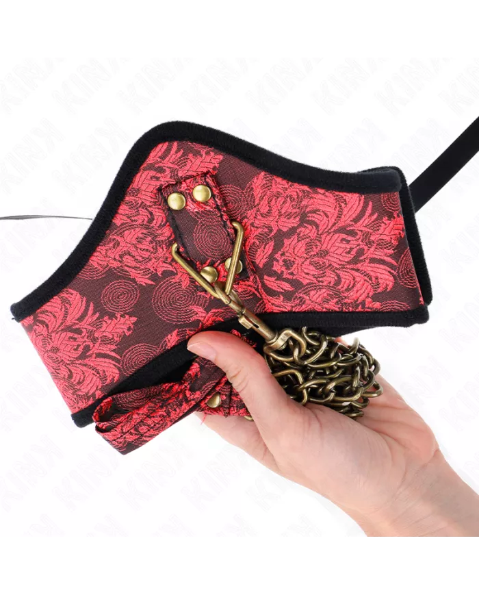 KINK - COLLIER MODÈLE SCANDALE AVEC BRACELET DENTELLE 75 CM 44 X 10 CM