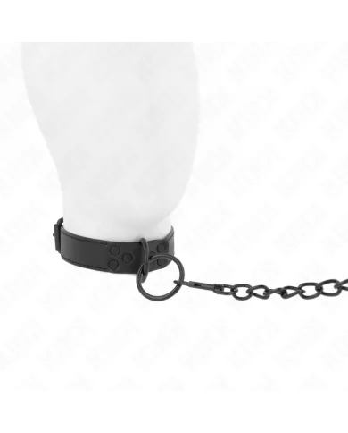 KINK - COLLIER AVEC LAISSE FONCÉE 65 CM AJUSTABLE 37-54 CM X 3 CM KINK - COLLIER AVEC LAISSE FONCÉE 65 CM AJUSTABLE 37-54 CM X 3 CM