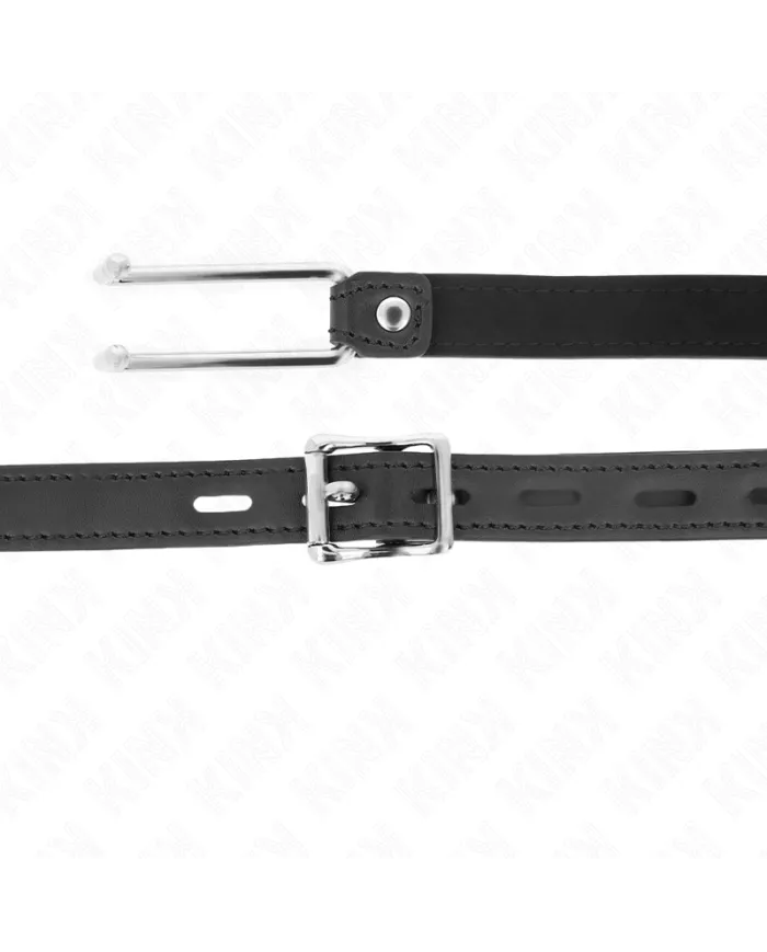 KINK - BÂTON À CROCHET EN MÉTAL 11,5 CM AVEC SANGLE EN CUIR RÉGLABLE 39-58 CM X 2 CM