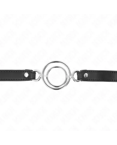 KINK - GAG AVEC PLUSIEURS O-RINGS 5 CM NOIR 63 X 2,5 CM KINK - GAG AVEC PLUSIEURS O-RINGS 5 CM NOIR 63 X 2,5 CM