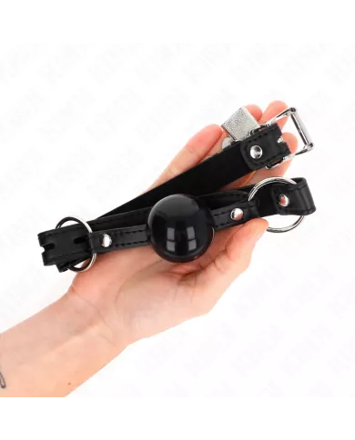 KINK - BÂTON TPE BALLE 4 CM AVEC SERRURE NOIRE 60 x 2 CM KINK - BÂTON TPE BALLE 4 CM AVEC SERRURE NOIRE 60 x 2 CM