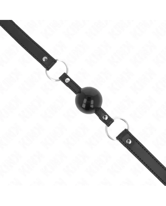 KINK - BÂTON TPE BALLE 4 CM AVEC SERRURE NOIRE 60 x 2 CM