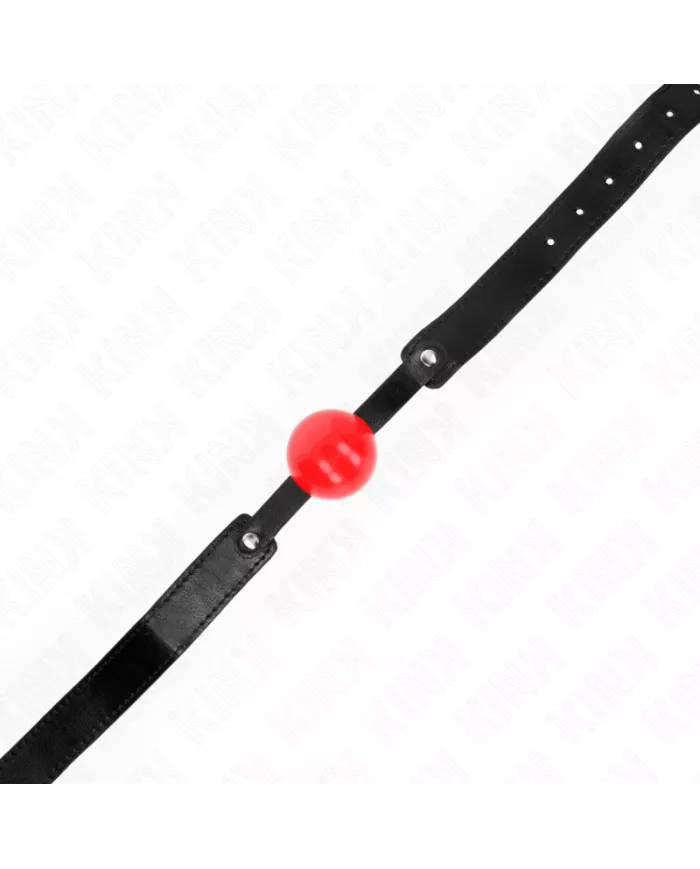 KINK - BALLE TPE SOUPLE 4 CM GAG MODÈLE 1 66 x 2,5 CM RÉGLABLE 41-61 CM