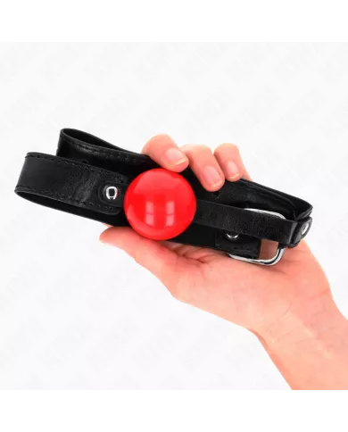 KINK - BALLE TPE SOUPLE 4 CM GAG MODÈLE 1 66 x 2,5 CM RÉGLABLE 41-61 CM KINK - BALLE TPE SOUPLE 4 CM GAG MODÈLE 1 66 x 2,5 CM RÉGLABLE 41-61 CM