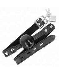 KINK - BALLE TPE SOUPLE 4 CM GAG MODÈLE 3 60 x 2 CM RÉGLABLE 37-52 CM