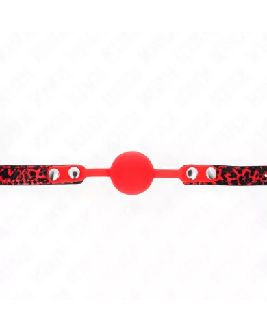 KINK - BOULE EN SILICONE 4 CM GAG MODÈLE 2 60 x 2 CM KINK - BOULE EN SILICONE 4 CM GAG MODÈLE 2 60 x 2 CM