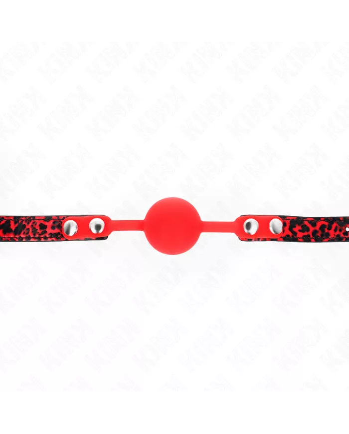 KINK - BOULE EN SILICONE 4 CM GAG MODÈLE 2 60 x 2 CM