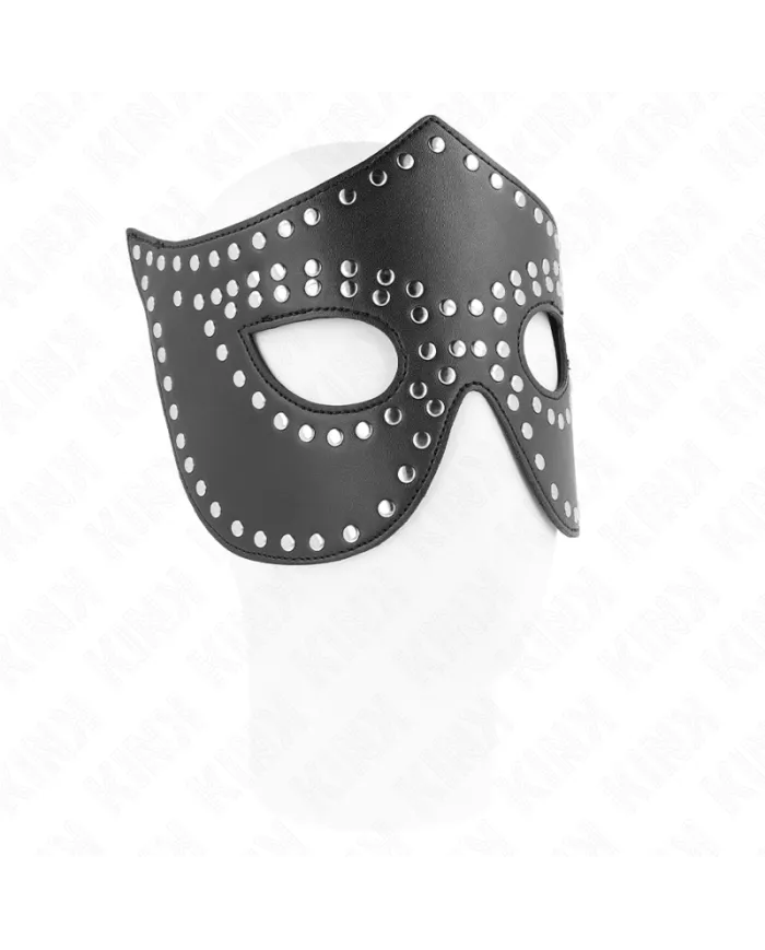 KINK - MASQUE EN CUIRETTE À RIVETS MODÈLE 2 30 x 12 CM