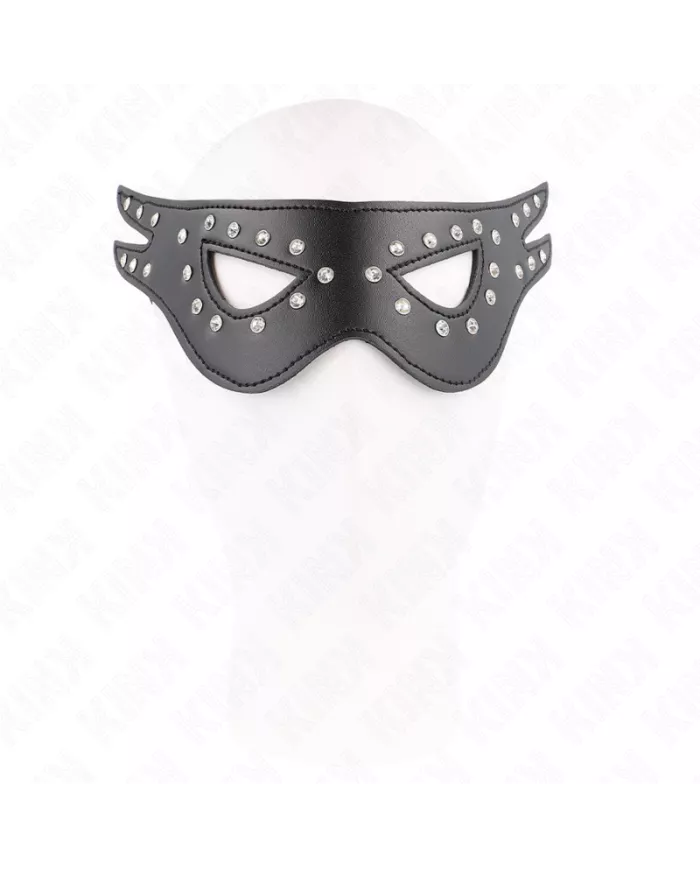 KINK - MASQUE SEXY EN CUIRETTE MODÈLE 2 27 x 13 CM