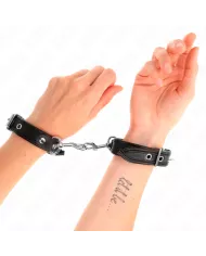 KINK - MINI BRACELETS NOIR AVEC CLOUS RÉGLABLES 16-22 CM X 2 CM