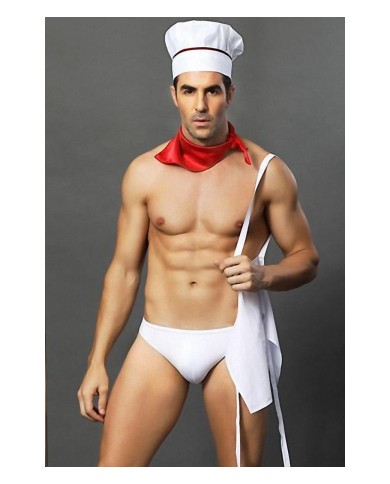 Tenue de cuisinier sexy - 4 pièces