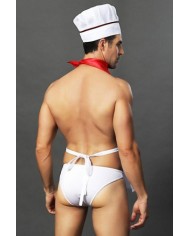 Tenue de cuisinier sexy - 4 pièces