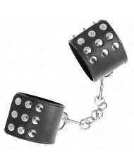 KINK - APPUI-POIGNETS AVEC BOUTON-PRESSION NOIR RÉGLABLE 19-24 CM X 5,5 CM