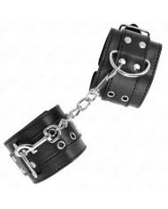 KINK - APPUI-POIGNETS DOUBLE BOUCLE NOIR AJUSTABLE 19-26 CM