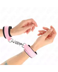 KINK - APPUI-POIGNETS RÉGLABLES EN NÉOPRÈNE ROSE RÉGLABLE 22-34 CM