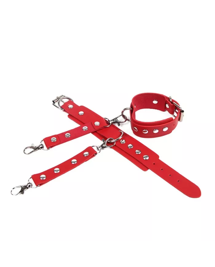 SUBBLIME - 953706 MENOTTES AVEC CEINTURE DE BONDAGE ROUGE TAILLE UNIQUE SUBBLIME - 953706 MENOTTES AVEC CEINTURE DE BONDAGE ROUGE TAILLE UNIQUE