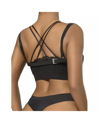 SUBBLIME - 953713 CEINTURE PUNK BONDAGE BOUCLE MÉTAL NOIRE TAILLE UNIQUE SUBBLIME - 953713 CEINTURE PUNK BONDAGE BOUCLE MÉTAL NOIRE TAILLE UNIQUE