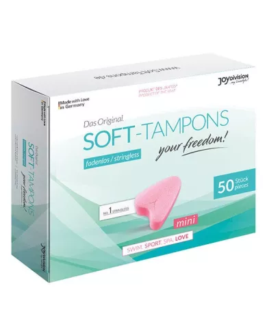 JOYDIVISION SOFT-TAMPONS - ORIGINAL SOFT-TAMPONS MINI X 50 UNITÉS JOYDIVISION SOFT-TAMPONS - ORIGINAL SOFT-TAMPONS MINI X 50 UNITÉS