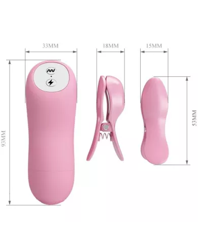 BAILE - PINCE  ÉPILER ROMANTIQUE AVEC VIBRATION ET ÉLECTROCHOC