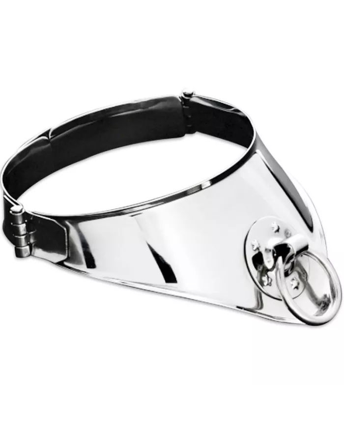 METAL HARD - COLLIER DE RETENUE AVEC ANNEAU ET CADENAS 12,5 CM