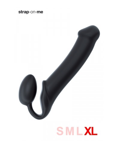 Gode ceinture strap-on noir XL