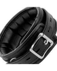 DARKNESS - COLLIER EN CUIR SOUPLE AVEC CHAÎNE