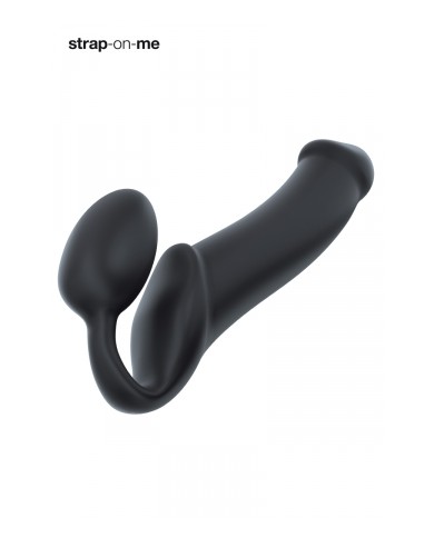 Gode ceinture strap-on noir XL