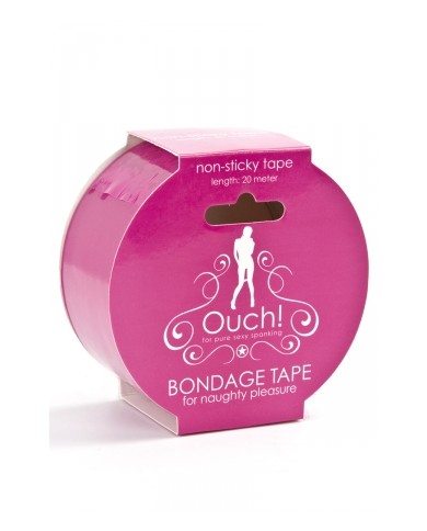 Ruban de bondage 20 m - rose