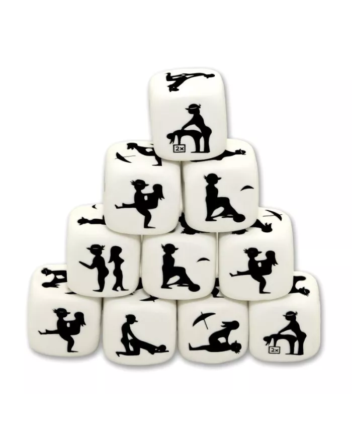 DIABLO PICANTE - DÉS DE POSE BLANCS DIABLO PICANTE - DÉS DE POSE BLANCS