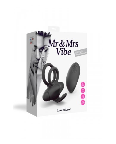 Cockring vibrant télécommandé Mr and Mrs Vibe