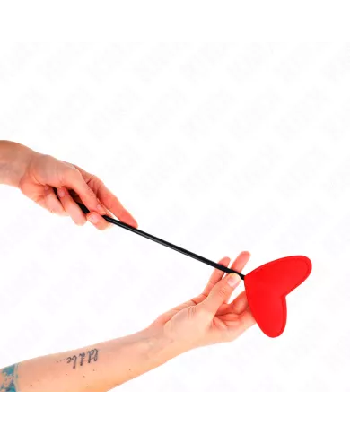 KINK - PALETTE EN FORME DE COEUR ROUGE 33 X 10 CM