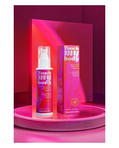 Fluide massage & lubrifiant - ylang-ylang