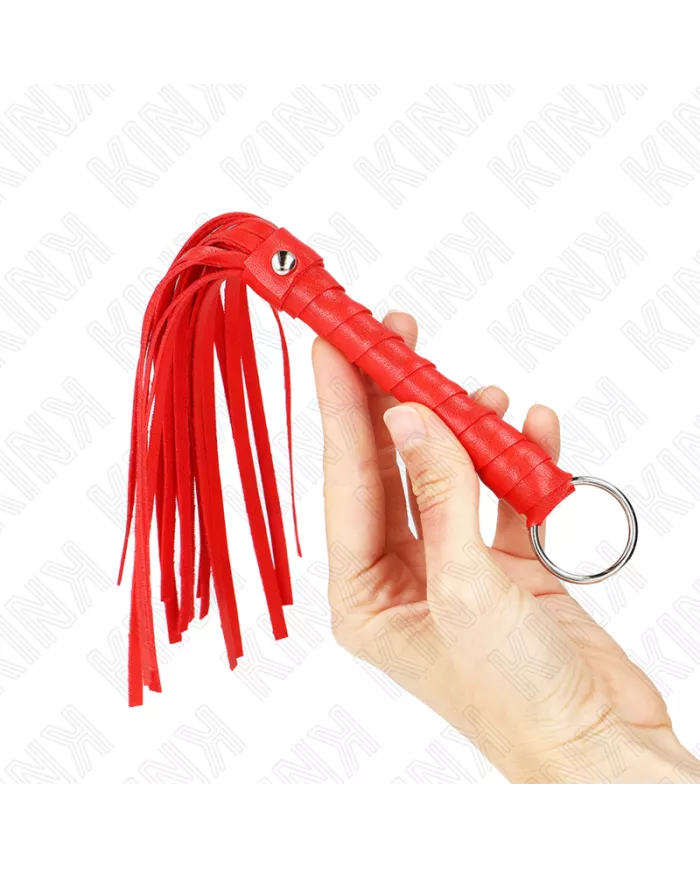 KINK - MINI FOUET SIMPLE ROUGE 28 CM
