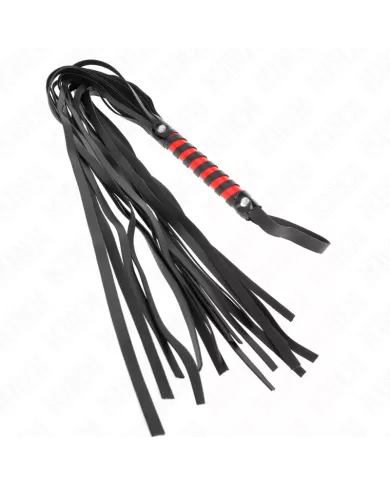 KINK - FOUET LONG RAYÉ 70 CM KINK - FOUET LONG RAYÉ 70 CM