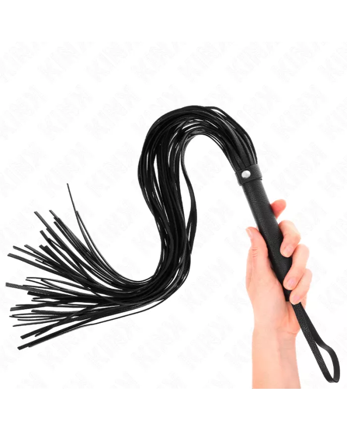 KINK - FOUET PVC SOUPLE NOIR 70 CM