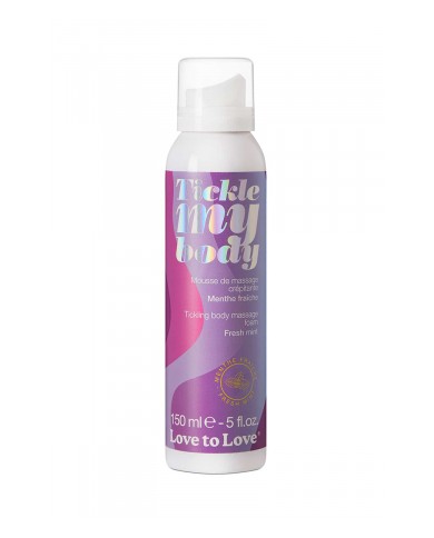 Mousse massage crépitante - menthe