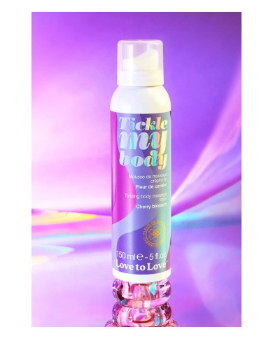 Mousse massage crépitante - fleur de cerisier