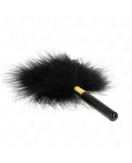 KINK - PLUMES CHACOULES EN MÉTAL DORÉ NOIR 18 CM