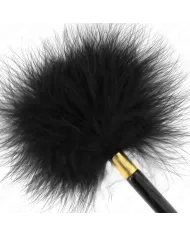 KINK - PLUMES CHACOULES EN MÉTAL DORÉ NOIR 18 CM