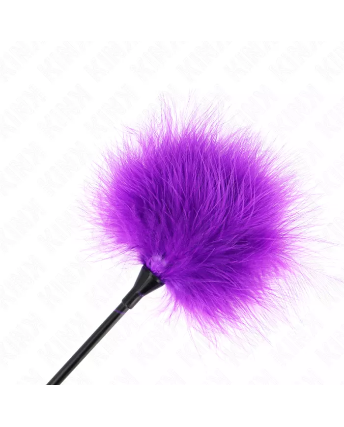 KINK - PLUMES TICKLE VIOLES UTILISÉES POUR LE KIT BONDAGE 27 CM