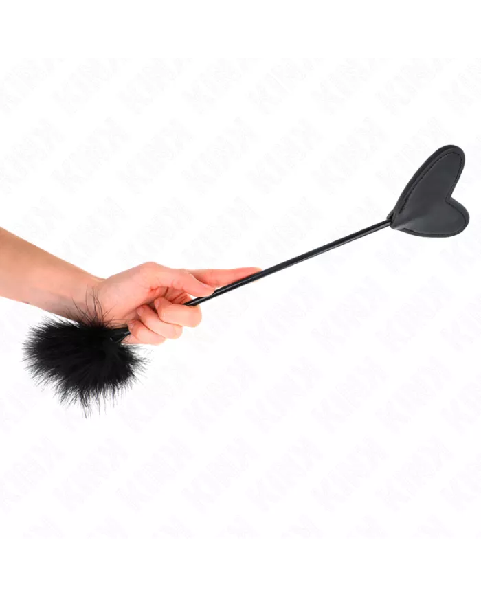 KINK - PLUMES TICKLE AVEC PAGAIE COEUR 31 CM