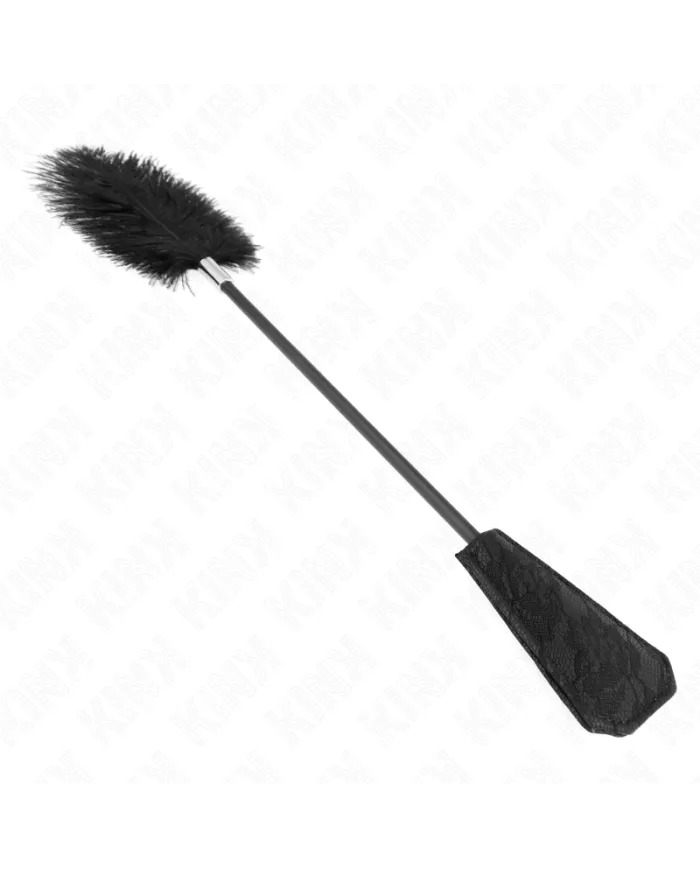 KINK - PLUMES D'AUTRUCHE POUR TICKLE AVEC PALETTE DENTELLE 56 CM