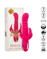CALEXOTICS - JACK FANTASY TRIPLE VIBRATEUR CHAUFFANT LAPIN ROSE CALEXOTICS - JACK FANTASY TRIPLE VIBRATEUR CHAUFFANT LAPIN ROSE