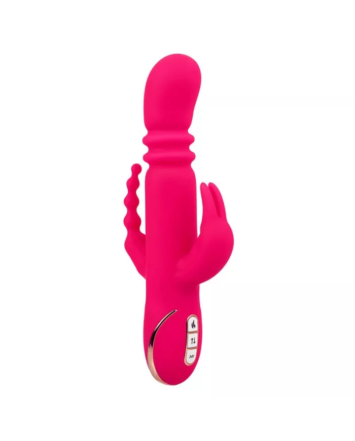 CALEXOTICS - JACK FANTASY TRIPLE VIBRATEUR CHAUFFANT LAPIN ROSE CALEXOTICS - JACK FANTASY TRIPLE VIBRATEUR CHAUFFANT LAPIN ROSE