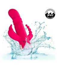 CALEXOTICS - JACK FANTASY TRIPLE VIBRATEUR CHAUFFANT LAPIN ROSE CALEXOTICS - JACK FANTASY TRIPLE VIBRATEUR CHAUFFANT LAPIN ROSE